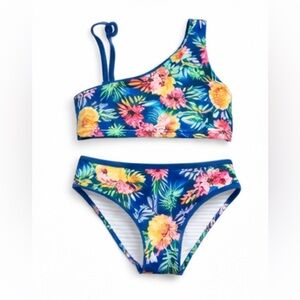 Tropical Kids Swim Set - Blue and Yellow